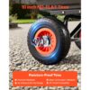 VEVOR Gartenwagen mit Kippfunktion, Kies & Schlamm – Bild 3