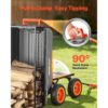 VEVOR Gartenwagen mit Kippfunktion, Kies & Schlamm – Bild 4