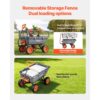 VEVOR Gartenwagen mit Kippfunktion, Kies & Schlamm – Bild 5