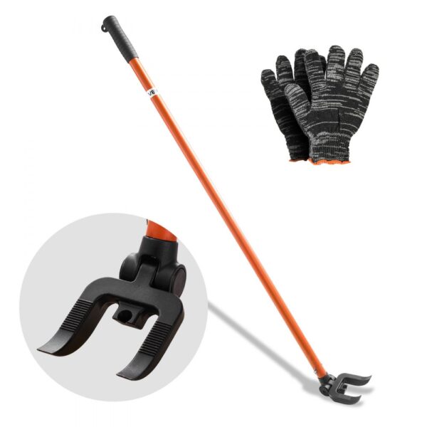 VEVOR Plattenheber, 907 kg Tragkraft, 1270 mm Gesamtlänge, mit Handschuhen & Nagelzieher