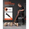 VEVOR Plattenheber, 907 kg Tragkraft, 1270 mm Gesamtlänge, mit Handschuhen & Nagelzieher – Bild 5