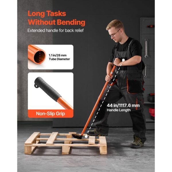 VEVOR Plattenheber, 907 kg Tragkraft, 1270 mm Gesamtlänge, mit Handschuhen & Nagelzieher – Bild 5