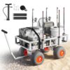 VEVOR Angelwagen Faltbar, 159kg Belastbarer Bollerwagen mit 4 PU-Luftreifen für All-Terrain