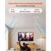 VEVOR 4 Einbaulautsprecher Bluetooth 165,1 mm, 2-Wege Lautsprecher mit Verstärker & 150 W Spitzenleistung – Bild 2