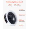 VEVOR 4 Einbaulautsprecher Bluetooth 165,1 mm, 2-Wege Lautsprecher mit Verstärker & 150 W Spitzenleistung – Bild 4