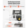VEVOR Angelwagen Faltbar, 90,7kg Belastbarer Bollerwagen mit Gummireifen – Bild 2