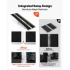 VEVOR Rollstuhlrampe Faltbar 2440x745mm, Tragbare Auffahrrampe für Rollstuhl Türschwelle Bordsteine – Bild 2