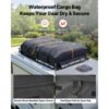 VEVOR Dachkorb Auto 2286 x 1720 x 152 mm Dachträgerkorb (Q195-Legierungsstahl) mit Wasserdichter Tasche – Bild 5