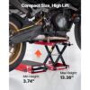 VEVOR Motorradheber 499 kg Tragkraft Motorradhebebühne mit Breiter Auflagefläche Sicherheitsbolzen 95-340 mm – Bild 3