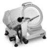 VEVOR Allesschneider Elektrisch 400 W, Abnehmbare 30 cm Kohlenstoffstahl-Klinge & Auffangschale, Schinken