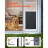 VEVOR Hundeklappe für Glasschiebetür, Hundetür Höhenverstellbar von 1927 bis 2049 mm, für Extra Große Hunde – Bild 4