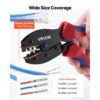 VEVOR Solar Crimpzange Set für 2,5-6 mm², Crimpwerkzeug mit Metrischen & AWG-Markierungen, Kabelverbindern – Bild 2