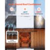 VEVOR 25er Trapezblech Set, 1540 x 426 mm Lackiertes Dachblech aus Verzinktem Stahl, Schwarz – Bild 4