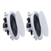 VEVOR Deckenlautsprecher 203,2 mm 1 Paar, Runde 2-Wege-Lautsprecher mit HiFi-Klang und 150 W Spitzenleistung