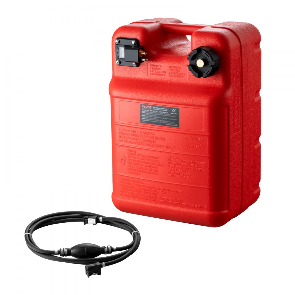 VEVOR Marine-Kraftstofftank, 24 L, tragbarer Bootstank mit Außenbordmotor