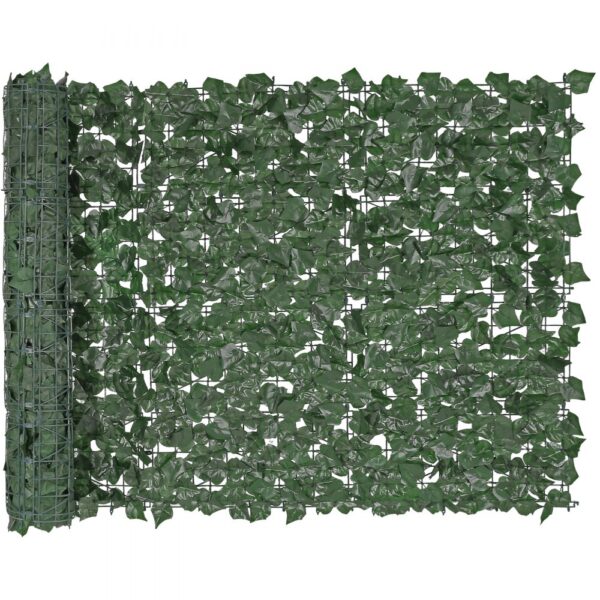 VEVOR Sichtschutzzaun Efeu, 99x249cm, künstlicher grüner Wandschirm, künstliche Hecken mit Weinblättern VEVOR Sichtschutzzaun Efeu, 99x249cm, künstlicher grüner Wandschirm, künstliche Hecken mit Weinblättern