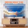 VEVOR Rattan-TV-Ständer, Retro-TV-Schrank für 165 cm Fernseher, verstellbare Regale für Wohnzimmer – Bild 4 VEVOR Rattan-TV-Ständer, Retro-TV-Schrank für 165 cm Fernseher, verstellbare Regale für Wohnzimmer – Bild 4