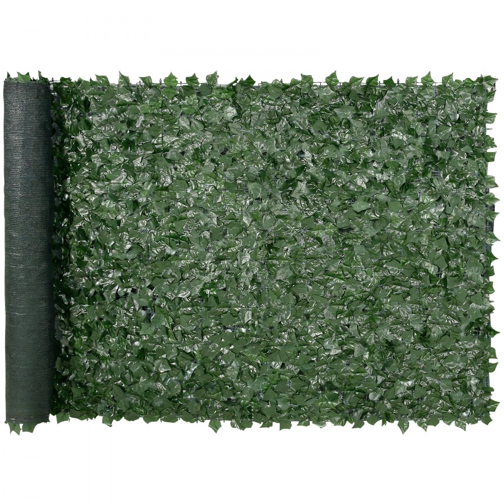 VEVOR Sichtschutzzaun aus Efeu, 1,5 x 3 m, künstlicher Wandschirm, Hof