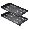 VEVOR 2 STK. 1U Server-Rack-Regal, 10"/254 mm Tiefe, 50 lbs maximale Tragkraft