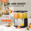 VEVOR kommerzieller Getränkespender mit 2 Tanks, Saftspender 18 L (pro Tank) – Bild 2 VEVOR kommerzieller Getränkespender mit 2 Tanks, Saftspender 18 L (pro Tank) – Bild 2