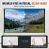 VEVOR Projektion Beamer Leinwand mit Ständer 304,8 cm HD 4K Outdoor Indoor Projektor Screen Schnelles – Bild 3