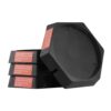 VEVOR Nivellierpads für Wohnmobile, RV Jack Pads 9 228,6 mm Runde Landefüße, Gummi-Wagenheberpads