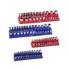 VEVOR Steckschlüssel-Organizer-Set magnetisch, 4-teilig, 1/4 Zoll & 3/8 Zoll SAE-Steckschlüsselablagen