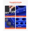 VEVOR Steckschlüssel-Organizer-Set magnetisch, 4-teilig, 1/4 Zoll & 3/8 Zoll SAE-Steckschlüsselablagen – Bild 5