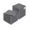 VEVOR ineinandergreifende Drainagematte Duschmatte 31 x 31 cm modulares ineinandergreifende Bodenmatten
