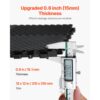VEVOR ineinandergreifende Drainagematte Duschmatte 31 x 31 cm modulares ineinandergreifende Bodenmatten – Bild 3