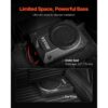VEVOR Untersitz Auto Subwoofer 800 W 203 mm schlanker Auto Subwoofer mit Stromversorgung – Bild 2