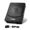 VEVOR Untersitz Auto Subwoofer 240 W 254 mm schlanker unter dem Sitz Subsystem mit eingebautem Verstärker