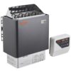 VEVOR Saunaofen, 6 kW, 400 V, 3N tragbarer Saunaofen für drinnen & draußen mit 3-Stunden-Timer