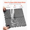 VEVOR 24 x ineinandergreifende Drainagematte Duschmatte 415 x 415 mm modulares Bodenmatten 17,6 mm dicke – Bild 4