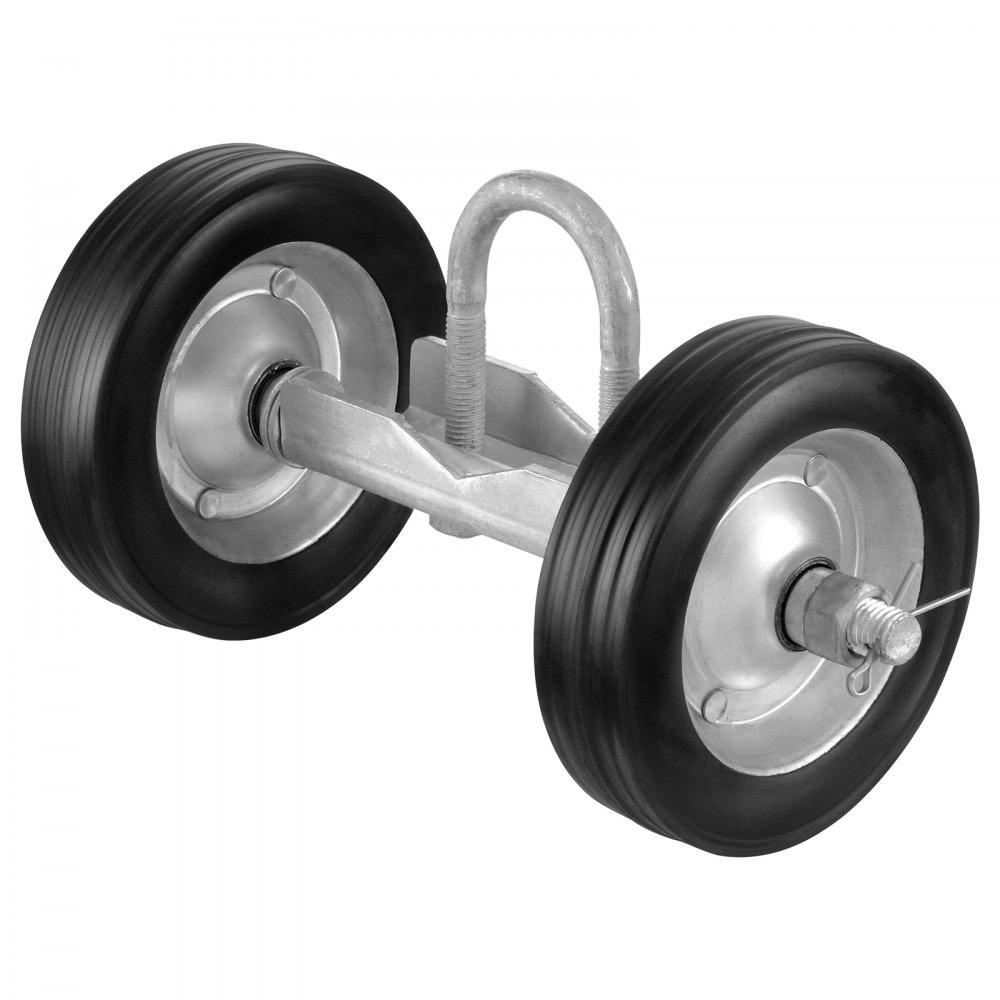 VEVOR Schiebetor-Set 32–50 mm, universelle Schiebetorrollen, max. Tragkraft 272 kg