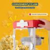 VEVOR Popcornmaschine Popcorn Maker 480 W Popcornautomat Popcorngerät 4 oz Kessel ergibt 1,5 Gal pro Ladung – Bild 5