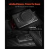 VEVOR Untersitz Auto Subwoofer 300 W 254 mm schlanker Auto Subwoofer mit Stromversorgung – Bild 2