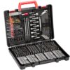VEVOR Bohrerset 318-teilig, Schraubendreherbit-Set geeignet zum Bohren und Schrauben in Holz, Metall & Zement