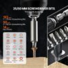 VEVOR Bohrerset 318-teilig, Schraubendreherbit-Set geeignet zum Bohren und Schrauben in Holz, Metall & Zement – Bild 4