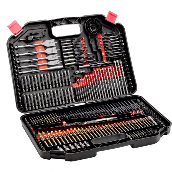 VEVOR Bohrerset 246-teilig, Bohrer- und Schrauberbit-Set, Metall und Zement