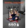 VEVOR Vertikale Beinpresse, verstellbares Beinkrafttraining für hochintensives Drücken 249,48 kg belastbar – Bild 2