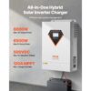 VEVOR Hybrid-Solarwechselrichter, 6kW, 48V DC auf 220/230V AC, mit integriertem 120A MPPT-Solarregler – Bild 2