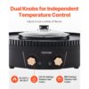 VEVOR Hot Pot mit Grill 1800 W 2 in 1 elektrischer rauchfreier Grill, antihaftbeschichtete Pfanne – Bild 4 VEVOR Hot Pot mit Grill 1800 W 2 in 1 elektrischer rauchfreier Grill, antihaftbeschichtete Pfanne – Bild 4