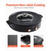 VEVOR Hot Pot mit Grill 1800 W 2 in 1 elektrischer rauchfreier Grill, antihaftbeschichtete Pfanne – Bild 5 VEVOR Hot Pot mit Grill 1800 W 2 in 1 elektrischer rauchfreier Grill, antihaftbeschichtete Pfanne – Bild 5
