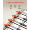 VEVOR faltbarer Pilates Reformer Trainingsgerät für den Einsatz im Heim-Fitnessstudio, bis zu 181,44 kg – Bild 2 VEVOR faltbarer Pilates Reformer Trainingsgerät für den Einsatz im Heim-Fitnessstudio, bis zu 181,44 kg – Bild 2