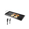 VEVOR Grillplatte Grillpfanne Karbonstahl universelle rechteckige Platte (812 x 310 mm) mit flacher Oberseite
