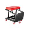 VEVOR Mechanikerhocker Garagensitz Arbeitshocker Werkstatthocker (136 kg belastbar) mit Rädern