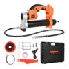 VEVOR Akku-Fettpresse, 55 MPa, Einhandfettpresse mit LED & 90 cm Schlauch