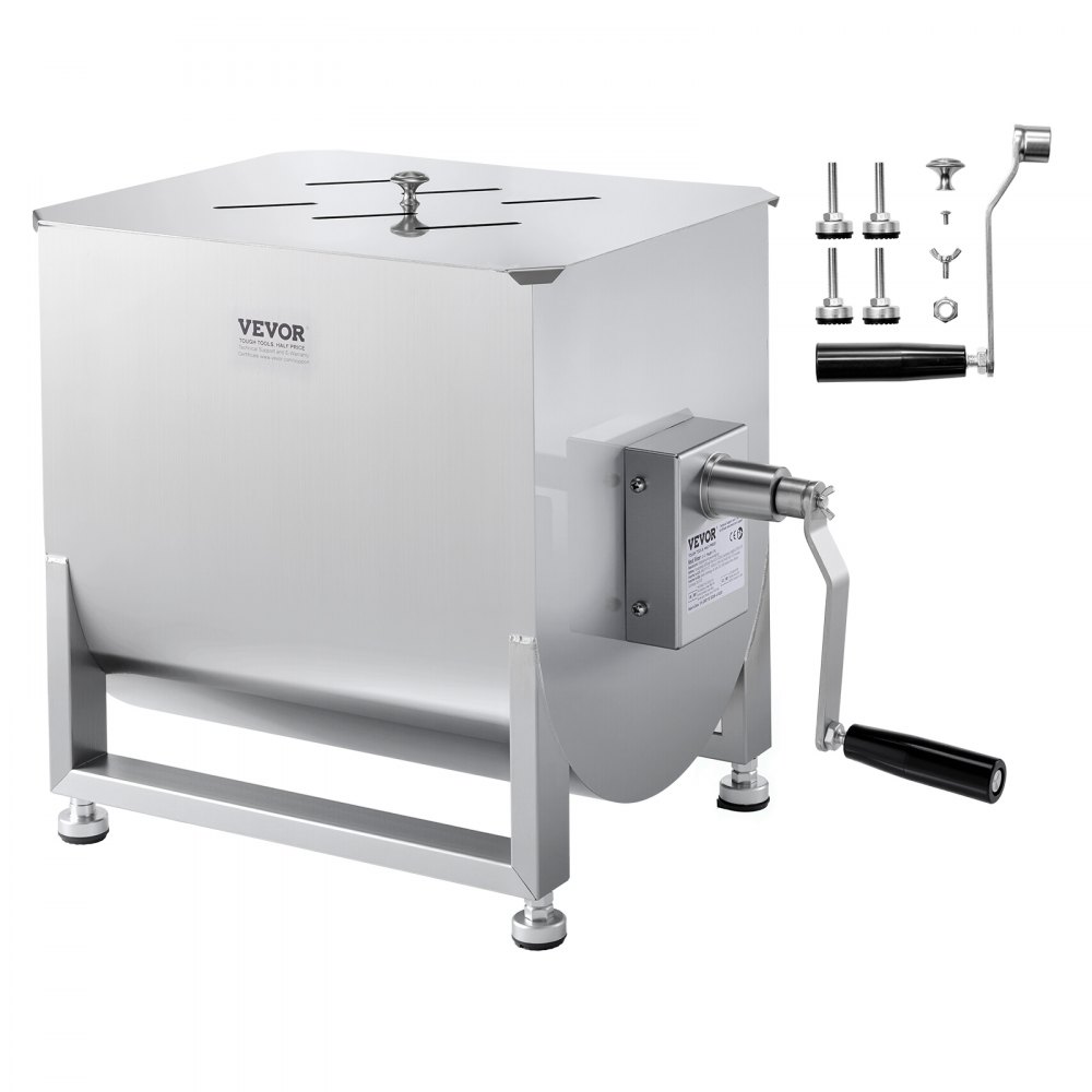 VEVOR manueller Fleischmischer 40 L Fleischverarbeitungsgerät (max. Mischen von 27,2 kg Fleisch)