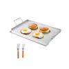 VEVOR Grillplatte Grillpfanne Edelstahl universelle rechteckige Platte (585 x 365 mm) mit flacher Oberseite VEVOR Grillplatte Grillpfanne Edelstahl universelle rechteckige Platte (585 x 365 mm) mit flacher Oberseite